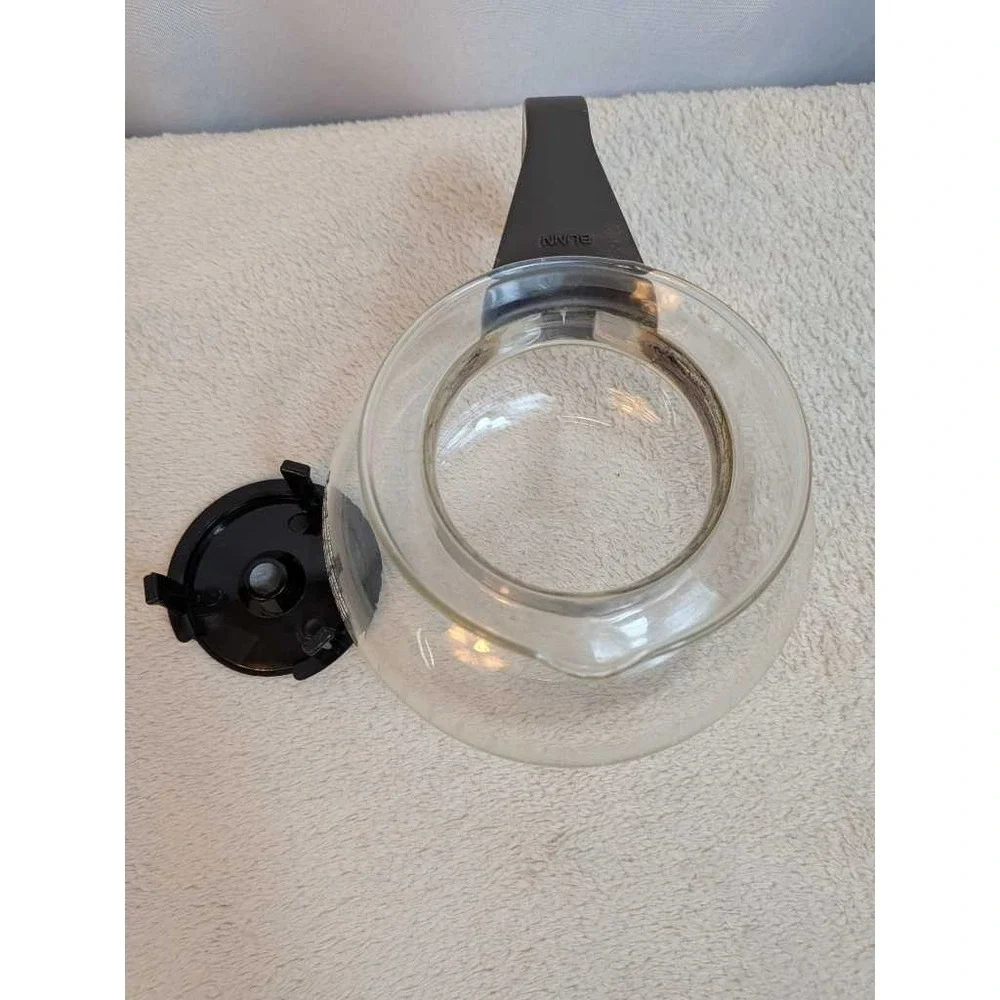BUNN Glass Coffee Pot Carafe Replacement w Black‎ Handle Lid 12 Cup
